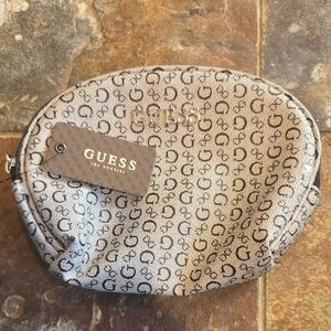 Guess Beige Monogram Pouch